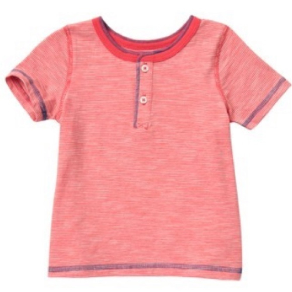 1️⃣ NWOT Joe Fresh Striped Henley (Baby Boys)
